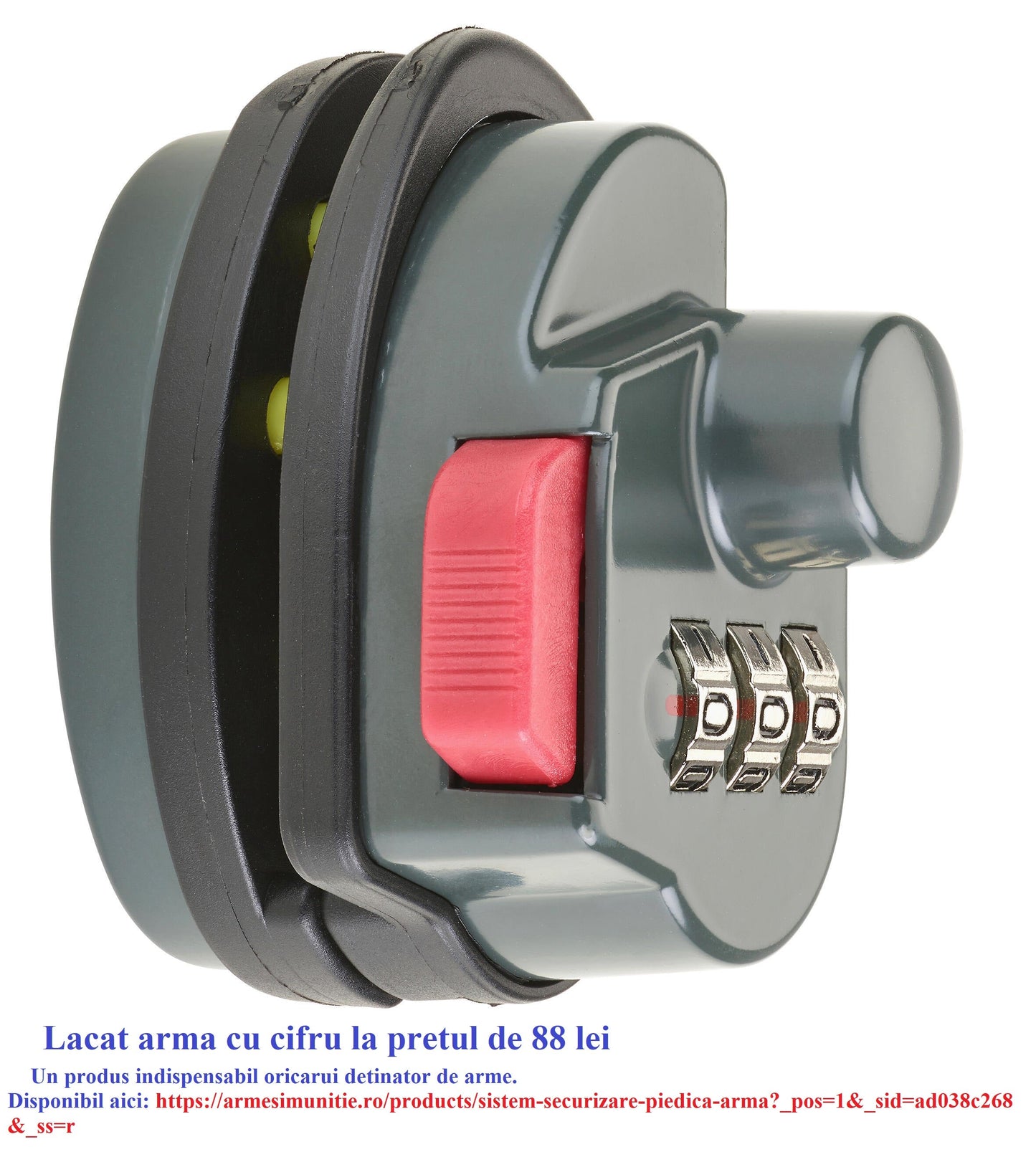 Dulap 23 arme cu compartiment pentru cartuse, 150x75x45 cm, negru