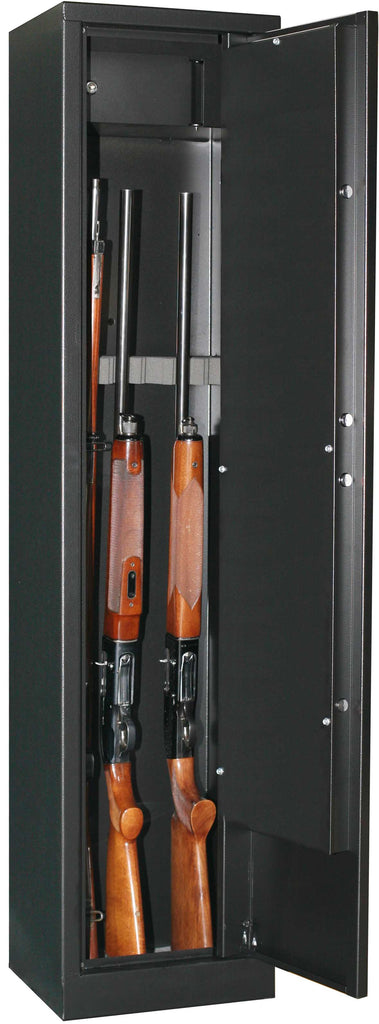 Dulap 6 arme cu cutie interioara, negru, 150x35x28,5 cm